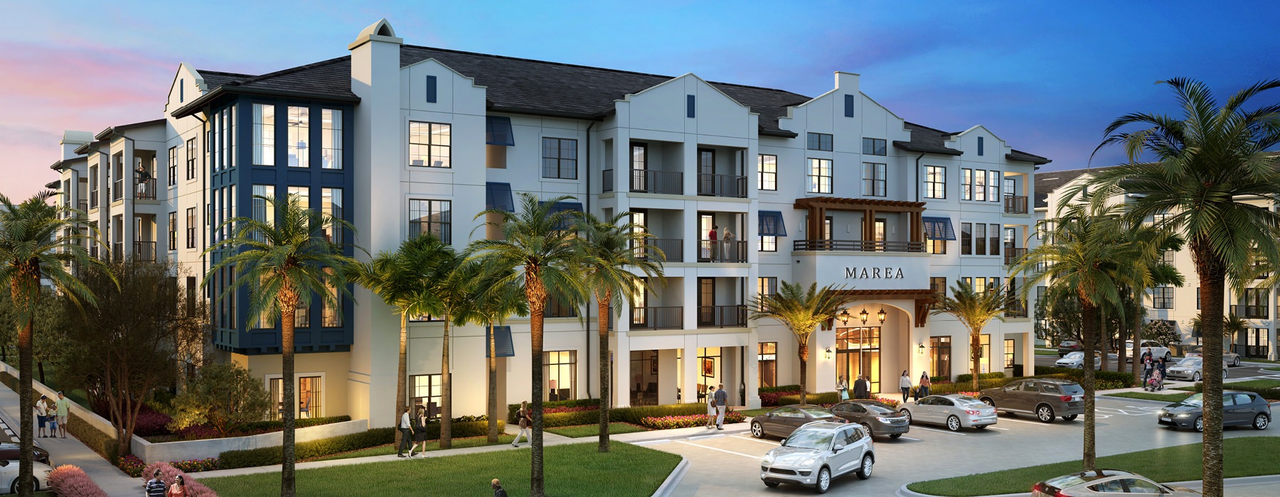 Marea property with lush landscaping